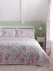 Dreams & Drapes Pink Wisteria Bedspread - Image 1 of 3