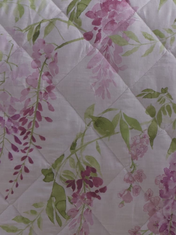 Dreams & Drapes Pink Wisteria Bedspread - Image 3 of 3