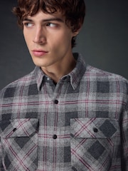 Grey Long Sleeve Check Shirt - Image 3 of 11