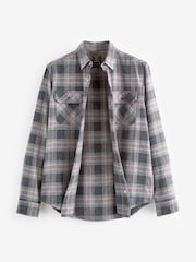 Grey Long Sleeve Check Shirt - Image 7 of 11