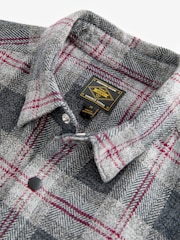 Grey Long Sleeve Check Shirt - Image 8 of 11