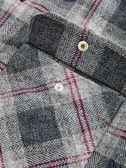 Grey Long Sleeve Check Shirt - Image 9 of 11
