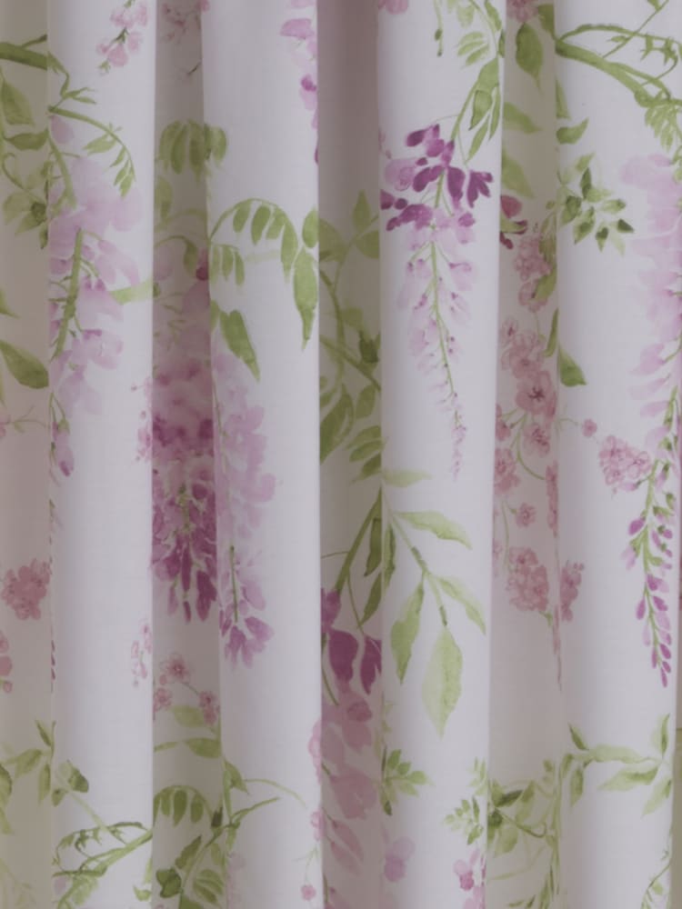 Dreams & Drapes Wisteria Lined Pair of Pencil Pleat Curtains - صورة 4 من 4 Dreams & Drapes Wisteria Lined Pair of Pencil Pleat Curtains - صورة 4 من 4