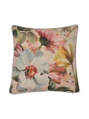 Appletree Duck Egg Serenity Faux Linen  Filled Cushion - Image 2 of 5