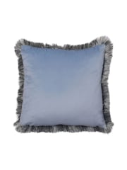 Appletree Blue Alexia Luxe Velvet Filled Cushion - Image 3 of 5