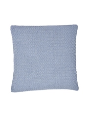 Drift Home Blue Hayden Filled 100% Cotton Cushion - Image 2 of 4