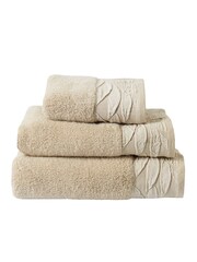 D&D Natural Lacie 100% Cotton Zero Twist Bath Towel - Image 4 of 5