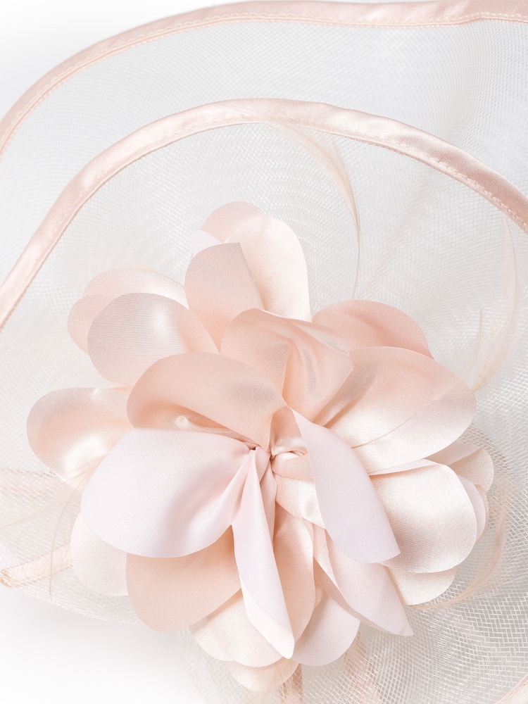 Aela Blush Pink Large Fascinator - Image 3 of 3