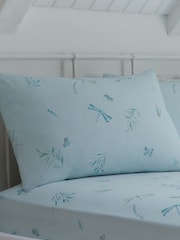 Dreams & Drapes Duck Egg Fifi Soft Touch 28cm Fitted Bed Sheet Fitted Set - Image 1 of 3