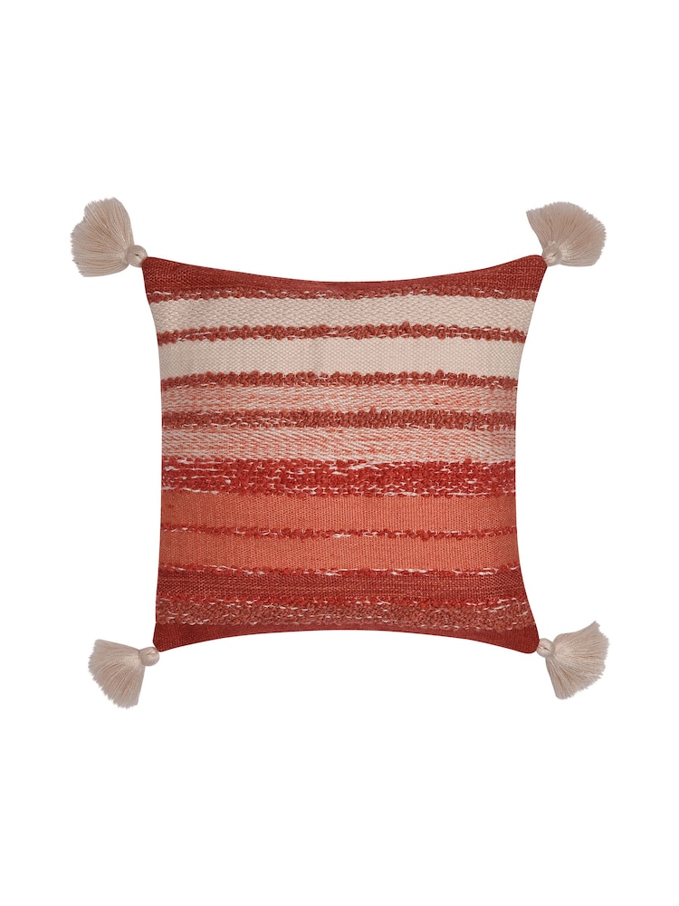 Drift Home Terracotta Red Grayson Outdoor Filled Cushion - Image 3 of 5