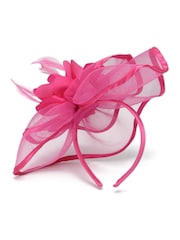Aela Large Fuchsia Pink Fascinator - Image 2 of 4