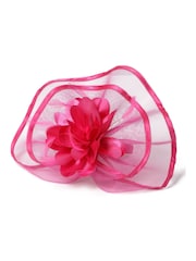 Aela Large Fuchsia Pink Fascinator - Image 3 of 4