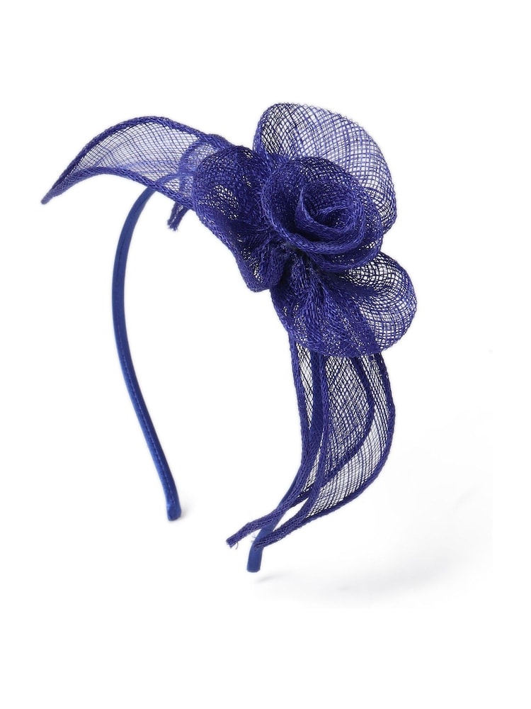 Aela Blue Blue Flower Fascinator - Image 1 of 1