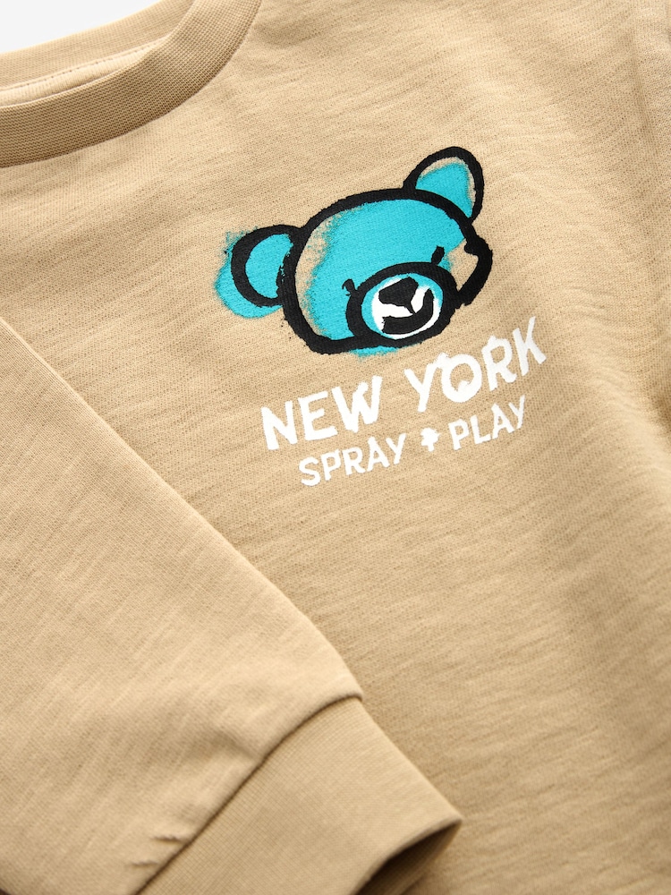 Neutral Bear Long Sleeve T-Shirt (3mths-7yrs) - Image 3 of 3