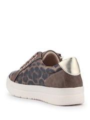 Pavers Brown Leopard Chunky Platform Trainers - Image 3 of 5