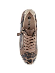 Pavers Brown Leopard Chunky Platform Trainers - Image 5 of 5