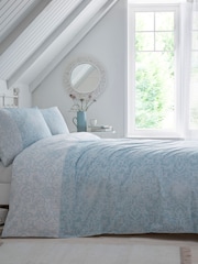 Dreams & Drapes Blue Frampton Reversible Duvet Cover Set - Image 1 of 3