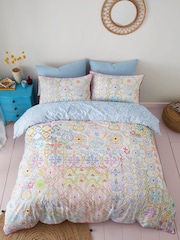 Appletree Multi Casablanca 100% Cotton Duvet Cover Set - Image 4 of 6