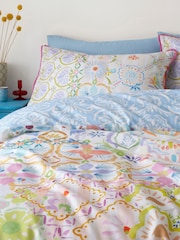 Appletree Multi Casablanca 100% Cotton Duvet Cover Set - Image 5 of 6