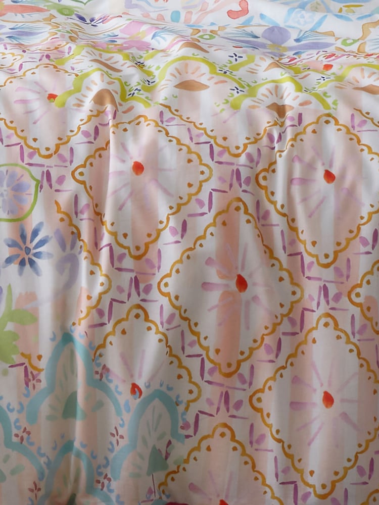 Appletree Multi Casablanca 100% Cotton Duvet Cover Set - Image 6 of 6