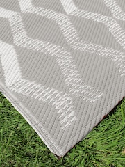 Fusion Grey Rico Outdoor UV Resistant Outdoor Rug - Image 2 of 3
