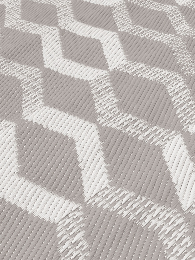 Fusion Grey Rico Outdoor UV Resistant Outdoor Rug - Image 3 of 3