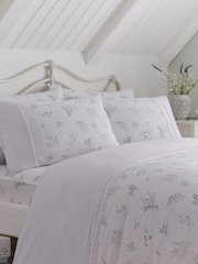 Dreams & Drapes Lilac Chloe Soft Touch 28cm Fitted Bed Sheet Fitted Set - Image 2 of 3