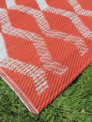 Fusion Terracotta Rico Outdoor UV Resistant Outdoor Rug - Image 2 of 3