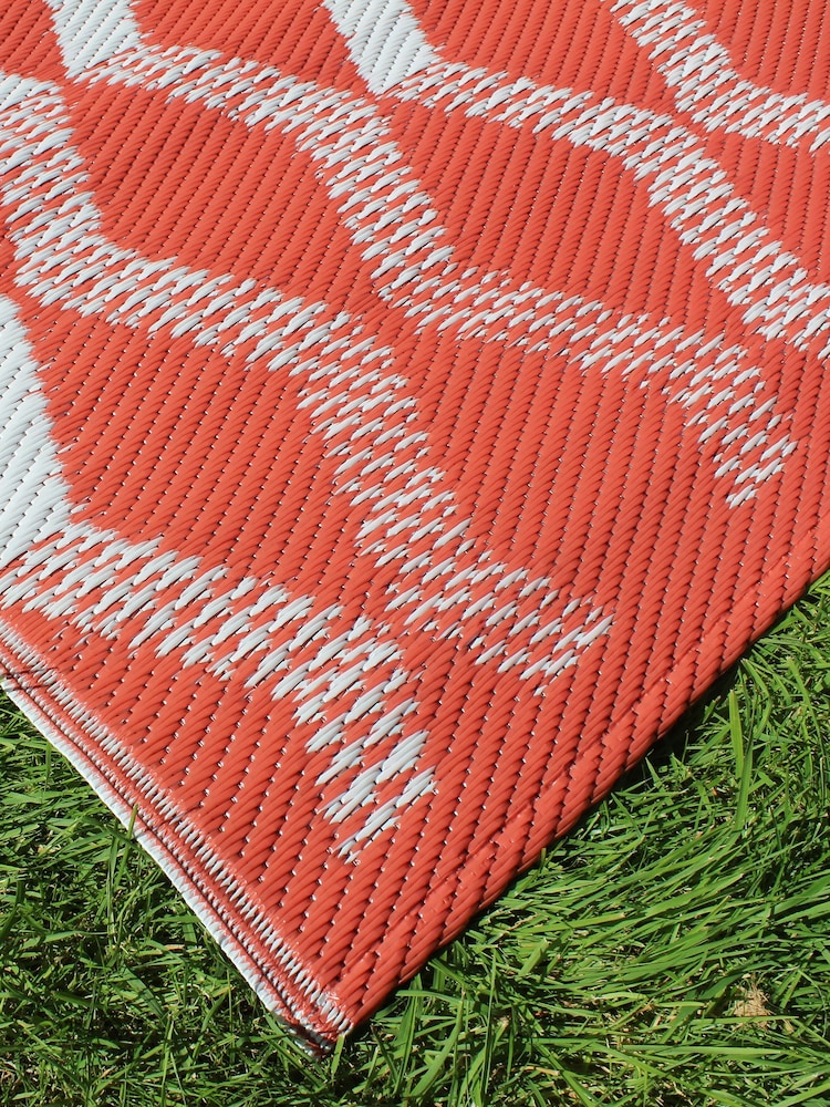 Fusion Terracotta Rico Outdoor UV Resistant Outdoor Rug - Image 2 of 3