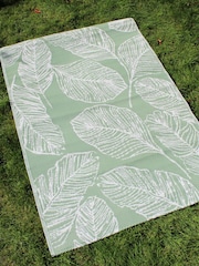 Fusion Green Matteo UV Resistant Outdoor Rug - Image 1 of 3