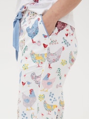 FatFace Hetti Multi Hen Trousers - Image 5 of 6