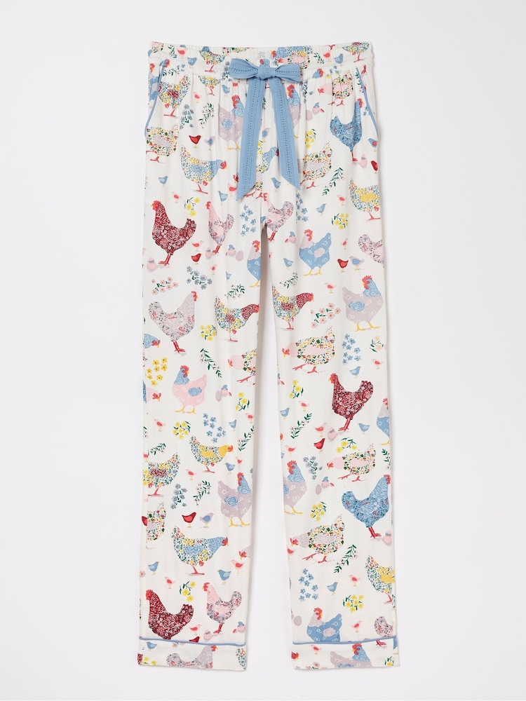 FatFace Hetti Multi Hen Trousers - Image 6 of 6