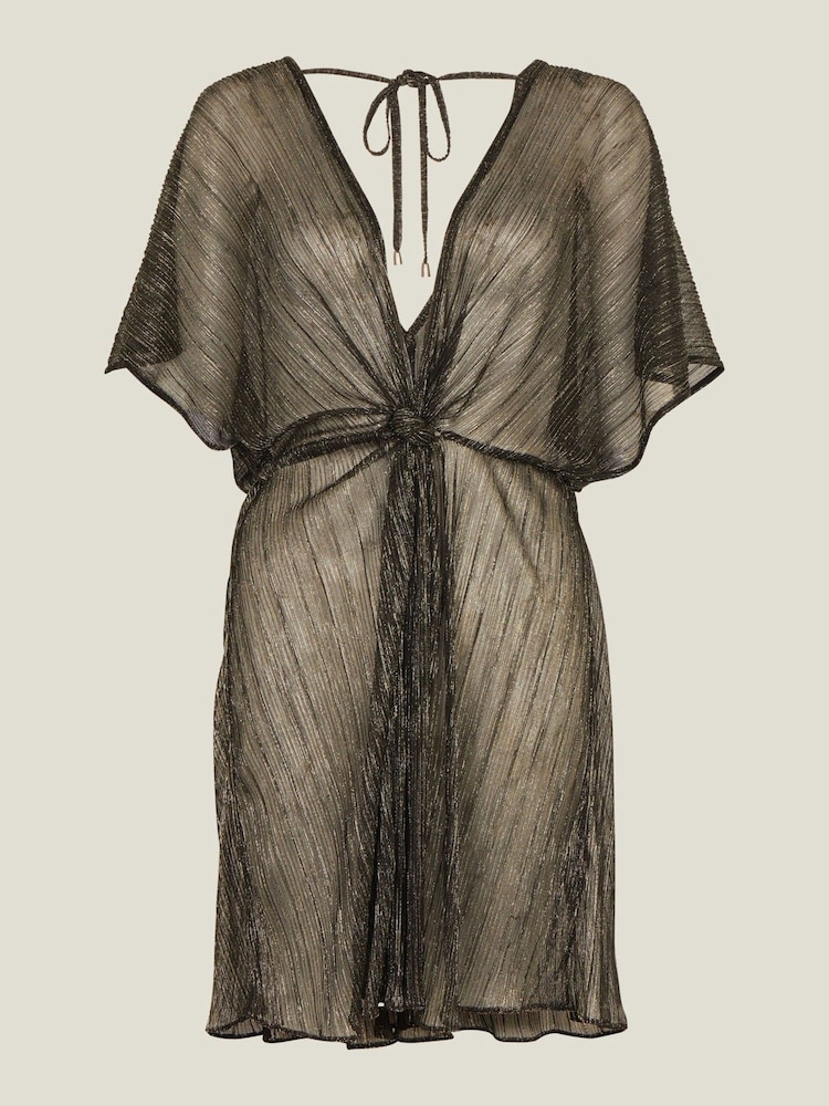 Accessorize Green Shimmer Kaftan - Image 4 of 4