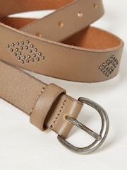 FatFace Jean Brown Stud Leather Belt - Image 2 of 2