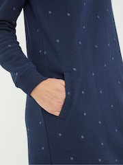 FatFace Blue Georgia Sweat Dress - Image 3 of 4