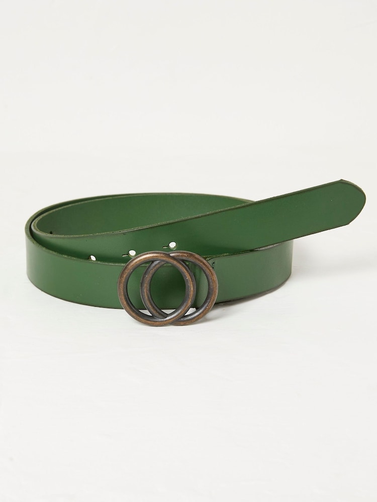 FatFace Jean Green Double Circle Belt - Image 1 of 2