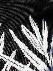 Dreams & Drapes Black Tahiti UV Resistant Outdoor Rug - Image 3 of 3