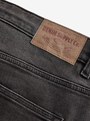 Brown Vintage Washed Regular Fit Vintage Stretch Authentic Jeans - Image 10 of 11