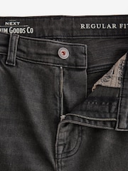 Brown Vintage Washed Regular Fit Vintage Stretch Authentic Jeans - Image 8 of 11