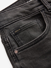 Brown Vintage Washed Regular Fit Vintage Stretch Authentic Jeans - Image 9 of 11