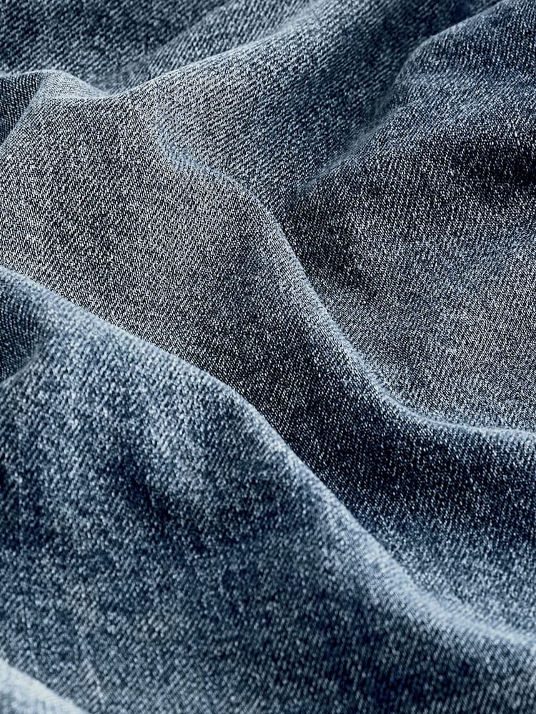 Blue Dark Tint Relaxed Fit Vintage Wash Denim Jeans - Image 12 of 12