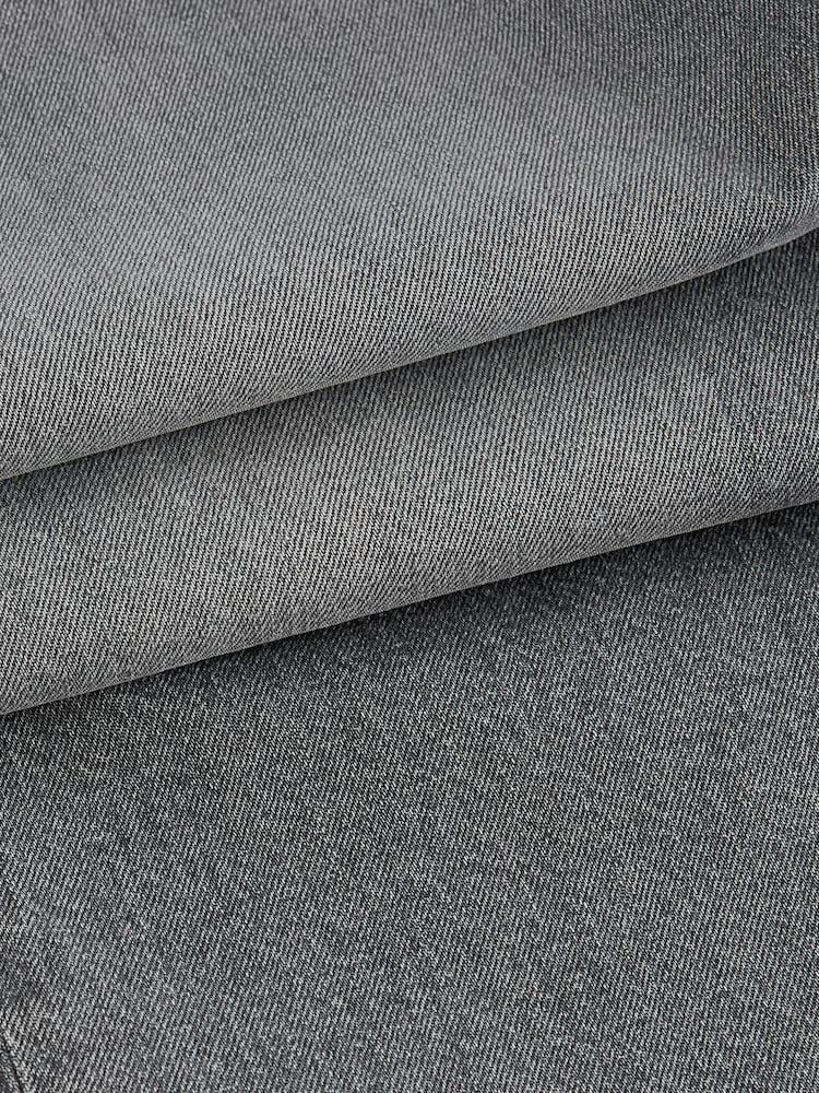 Grey Washed Relaxed Fit Vintage Wash Denim Jeans - Image 12 of 12