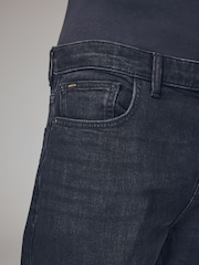 Black Vintage Straight Fit Vintage Stretch Authentic Jeans - Image 5 of 11