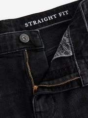 Black Vintage Straight Fit Vintage Stretch Authentic Jeans - Image 8 of 11