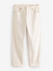 Ecru White Relaxed Fit Vintage Stretch Authentic Jeans - Image 4 of 10
