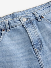 Blue Light Relaxed Fit Vintage Wash Denim Jeans - Image 8 of 9