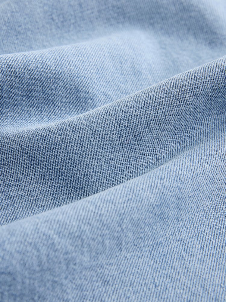 Blue Light Relaxed Fit Vintage Wash Denim Jeans - Image 9 of 9