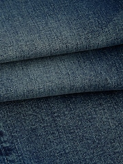 Blue Mid Regular Tapered Fit Vintage Wash Denim Jeans - Image 12 of 12
