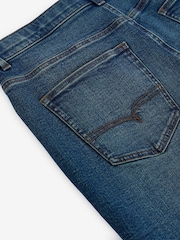 Blue Mid Vintage Slim Fit Vintage Wash Denim Jeans - Image 11 of 12
