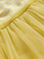Boden Yellow Jersey Tulle Mix Dress - Image 3 of 3